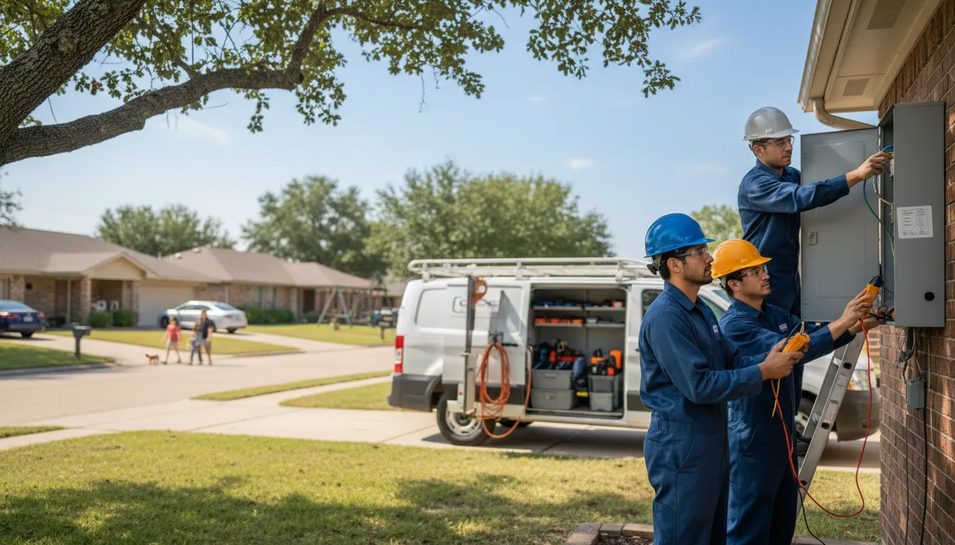 Certified electrician providing emergency electrical services in Croydon, PA